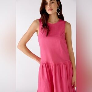 Regatta Pink Cotton Drop Waist Barbie Dress GUC L